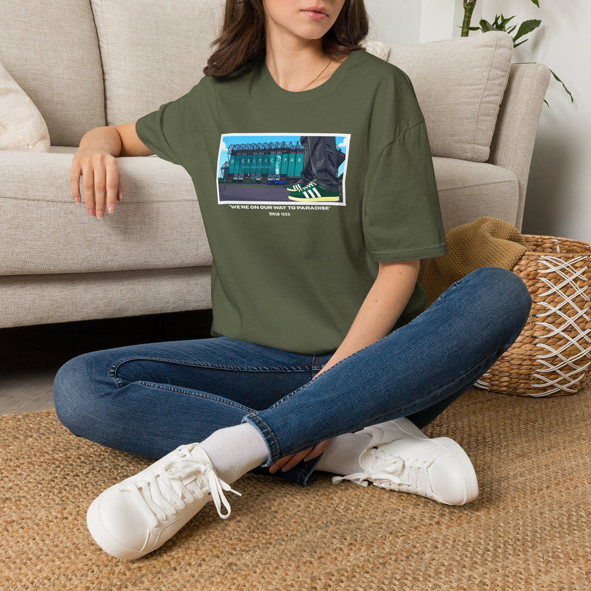 Paradise T-Shirt (Black, Khaki Green, Forest Green, Irish Green)