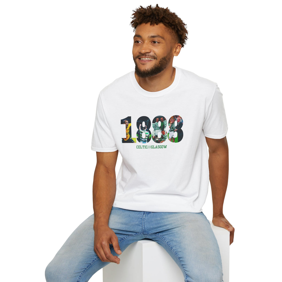 Celtic Glasgow 1888 T-Shirt (White, Grey)