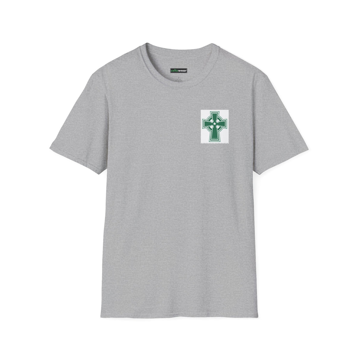 Celtic Cross T-Shirt (Grey, Black, Khaki Green, Forest Green, Irish Green)