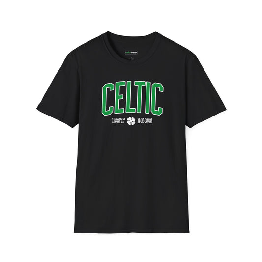 Celtic est 1888 T-Shirt (Black, Grey)
