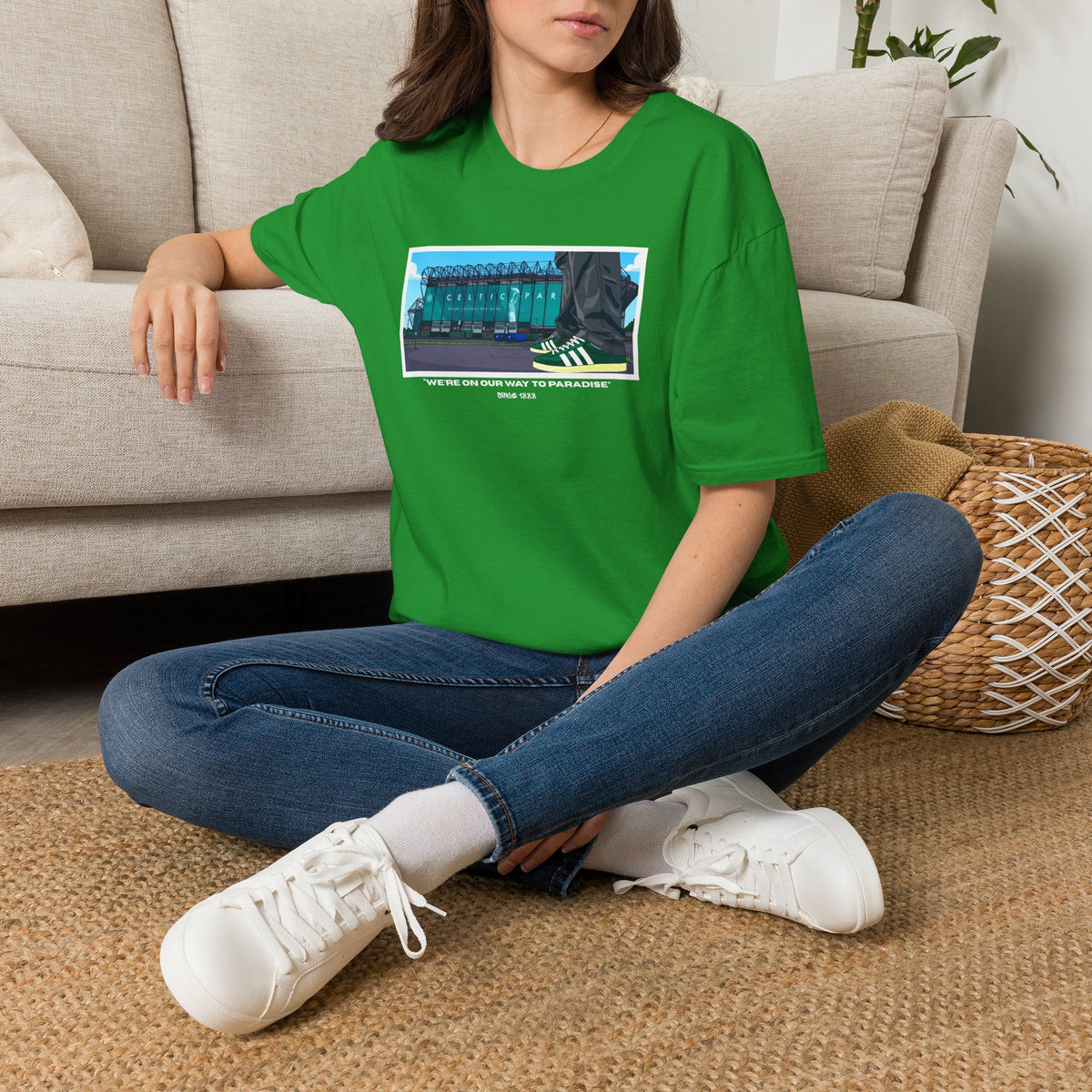 Paradise T-Shirt (Black, Khaki Green, Forest Green, Irish Green)