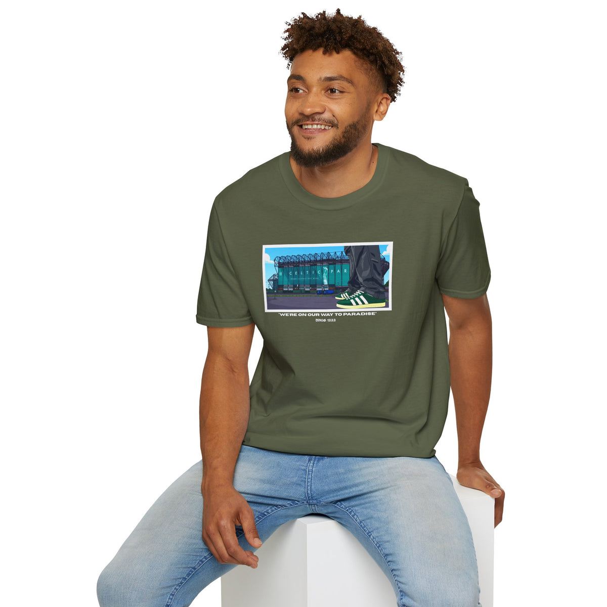 Paradise T-Shirt (Black, Khaki Green, Forest Green, Irish Green)