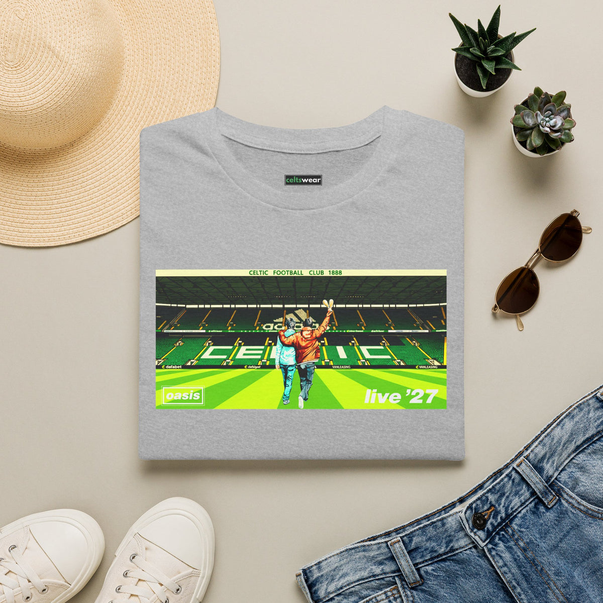 Celtic Park Oasis 27 T-shirt (Black, Grey, White, Forest Green, Irish Green, Khaki)