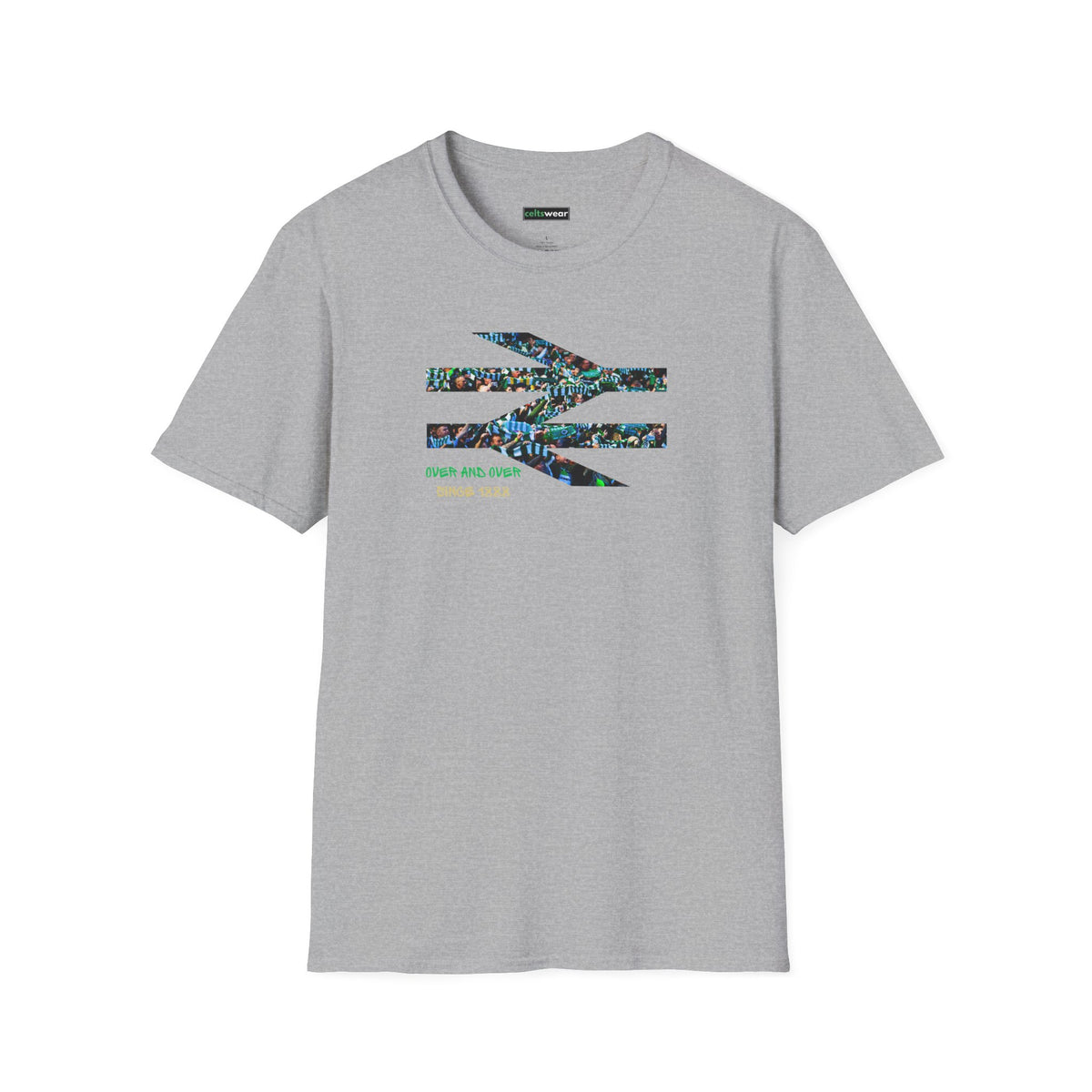 Over and Over Celtic T-shirt (Black, Grey, White, Forest Green, Irish Green, Khaki)