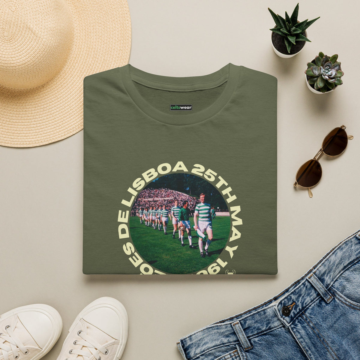 The Walkout in Lisboa T-shirt (Black, Forest Green, Khaki, Irish Green)
