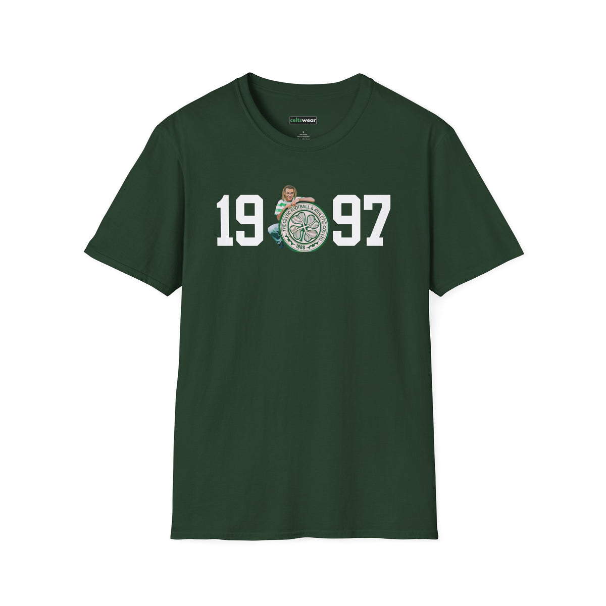 1997 Larsson Signs T-Shirt (Khaki Green, Forest Green, Irish Green)