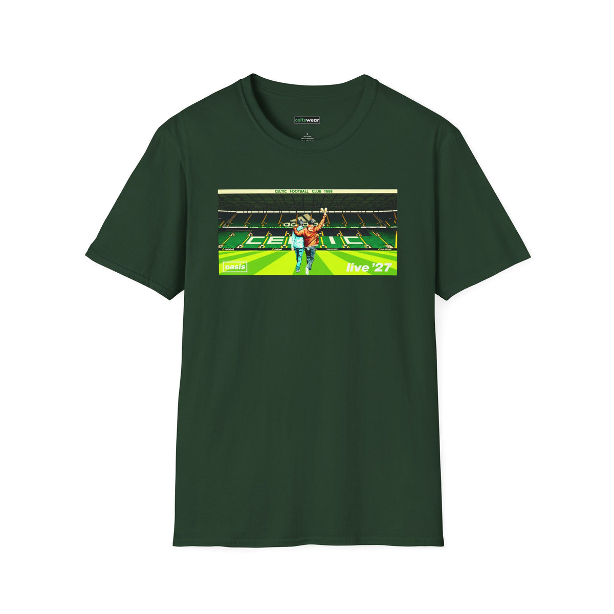 Celtic Park Oasis 27 T-shirt (Black, Grey, White, Forest Green, Irish Green, Khaki)
