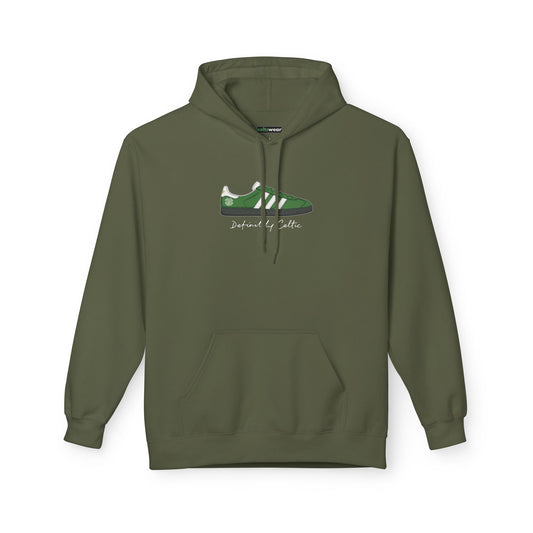 Definitely Celtic Trainer Hoodie (Black, Khaki Green)
