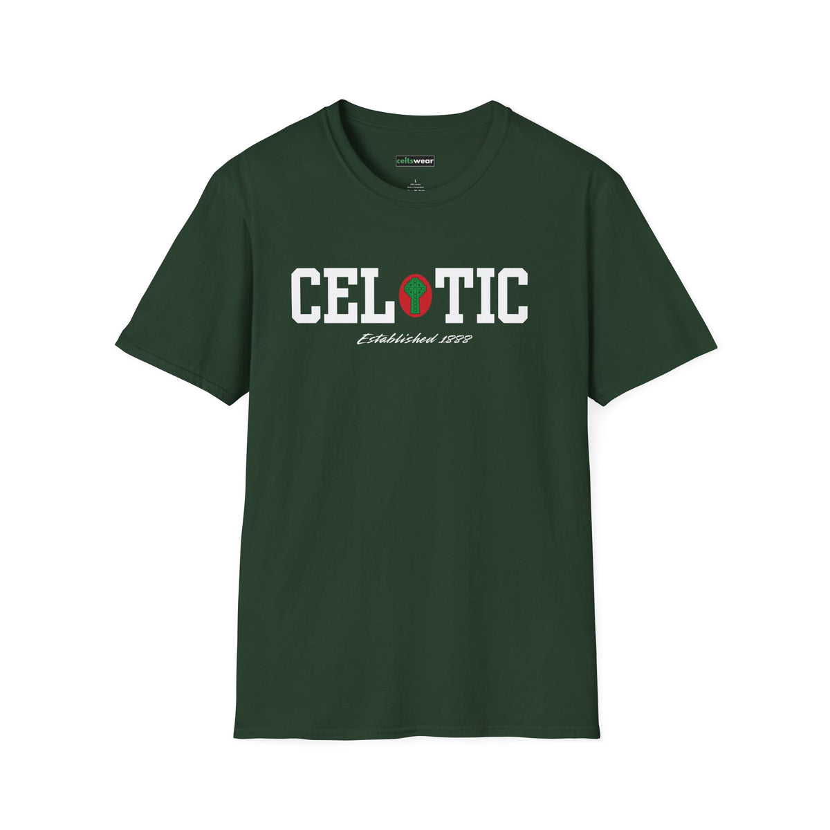 Celtic Original Badge T-Shirt (Black, Khaki Green, Forest Green, Irish Green)