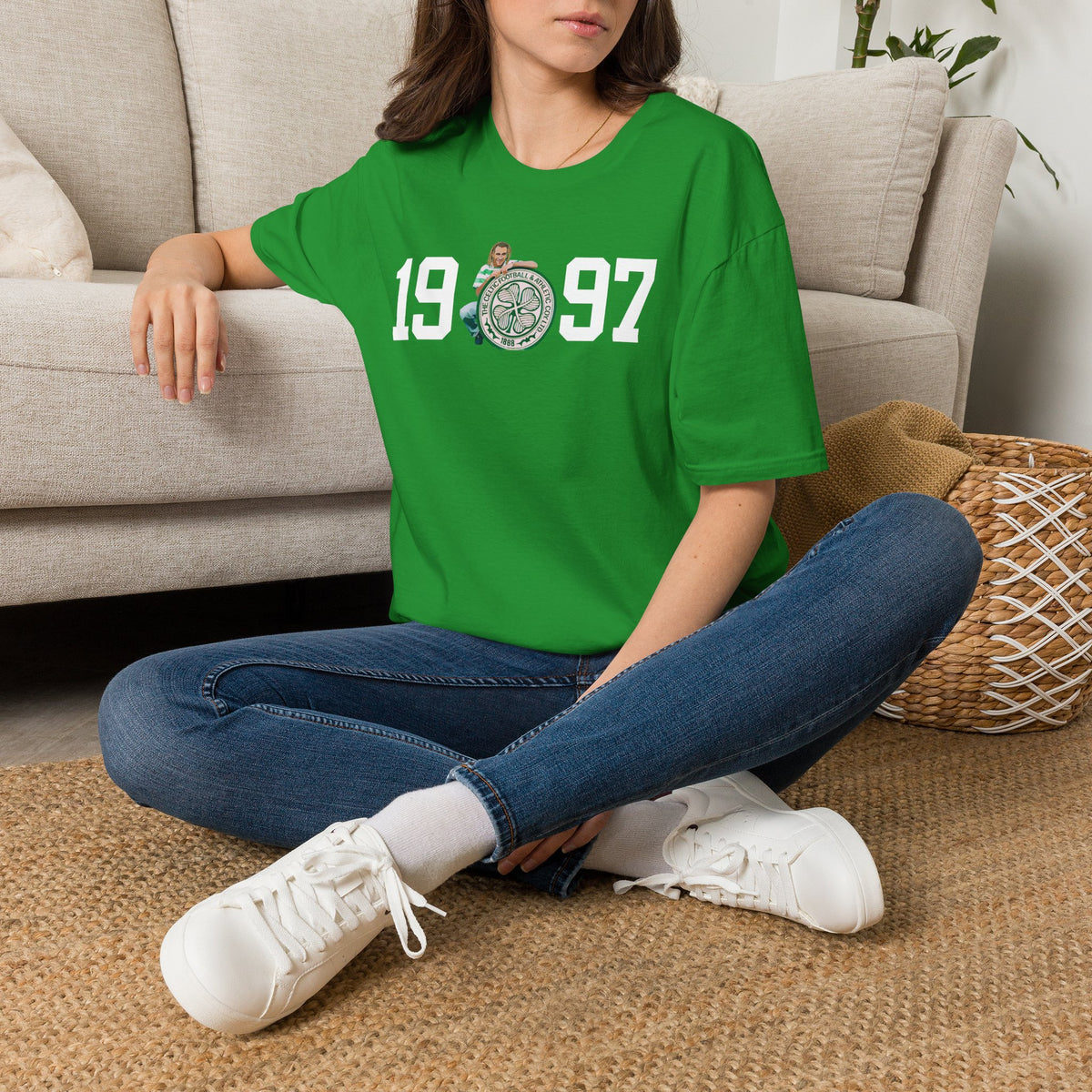 1997 Larsson Signs T-Shirt (Khaki Green, Forest Green, Irish Green)