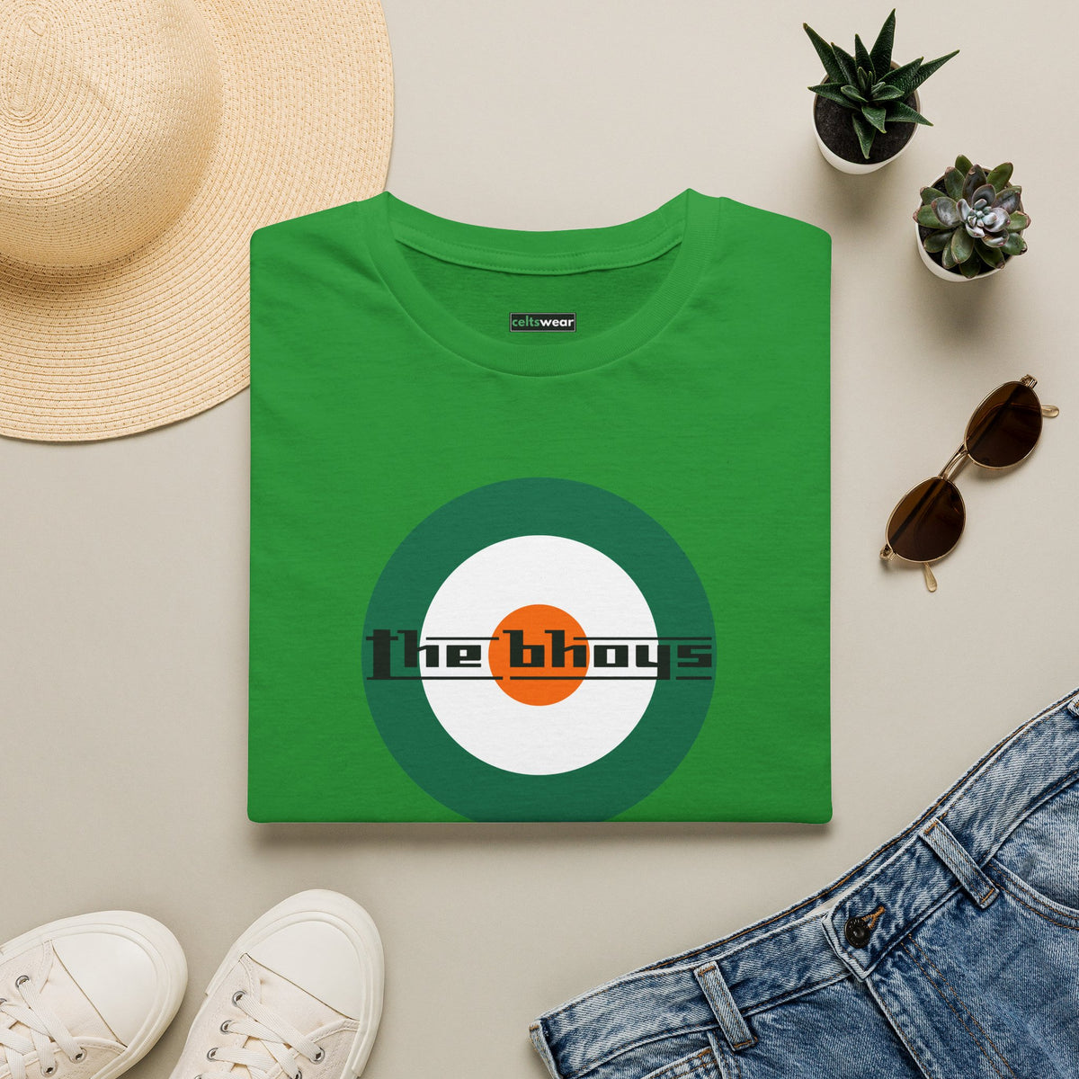 Bhoys Mod T-shirt (Black, Grey, White, Forest Green, Irish Green, Khaki)