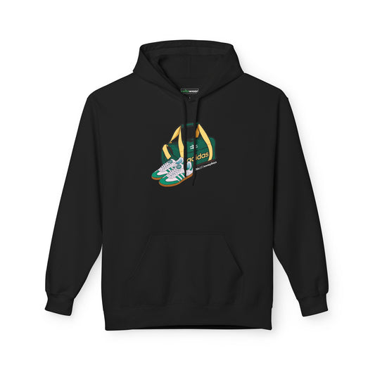 Celtic Awaydays Hoodie (Black, Khaki Green)