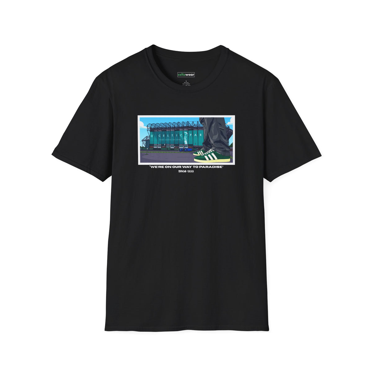Paradise T-Shirt (Black, Khaki Green, Forest Green, Irish Green)