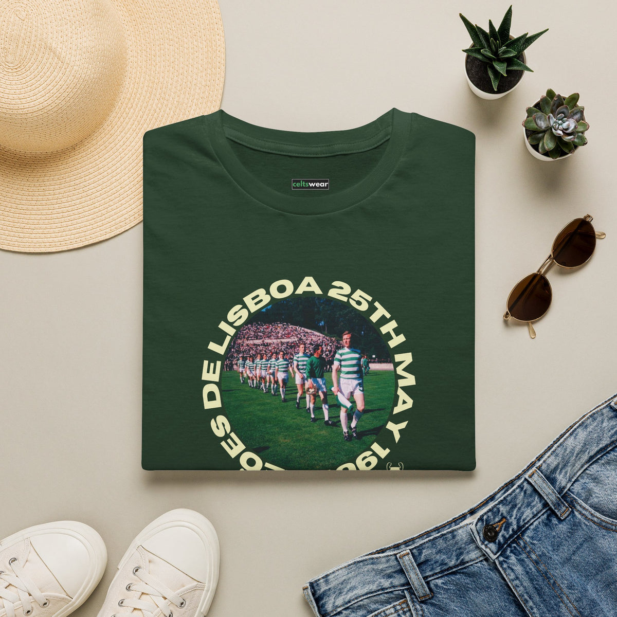 The Walkout in Lisboa T-shirt (Black, Forest Green, Khaki, Irish Green)