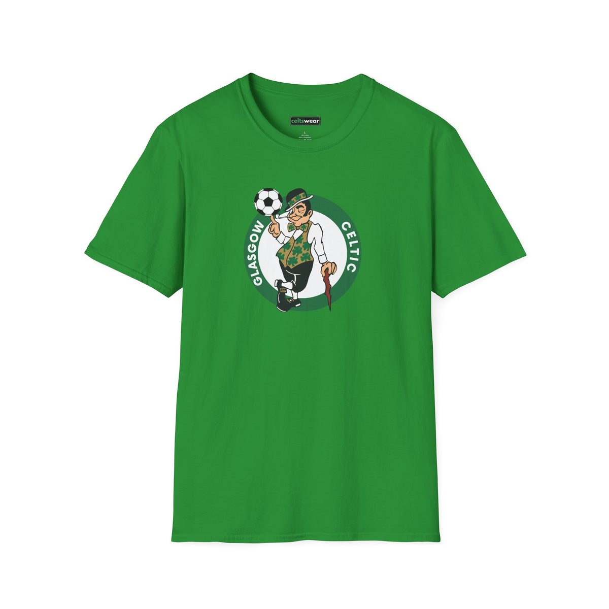 Glasgow Celtic Boston Style T-Shirt (Black, Khaki Green, Forest Green, Irish Green, White, Grey)
