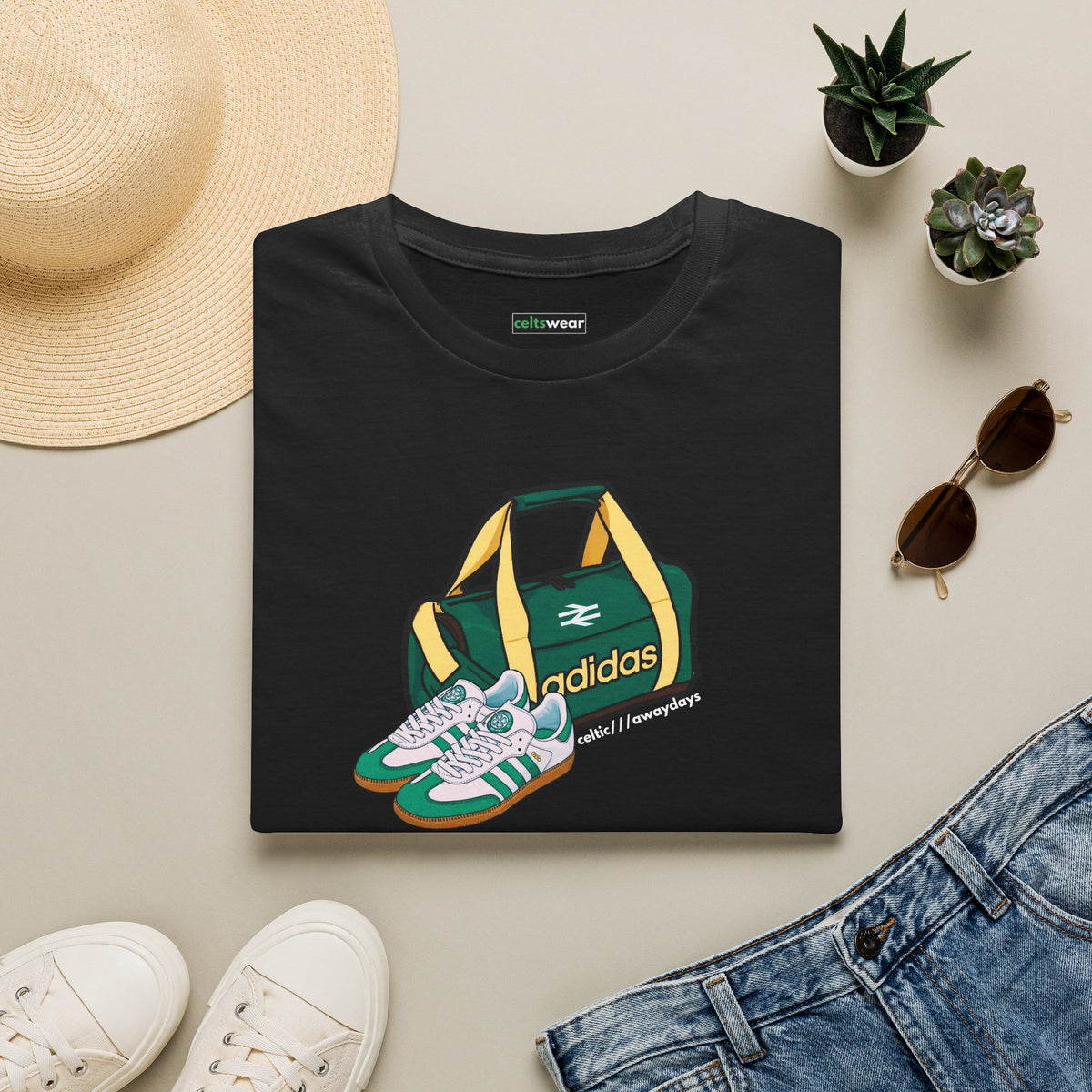 Celtic Awaydays T-Shirt (Black, Forest Green, Khaki)