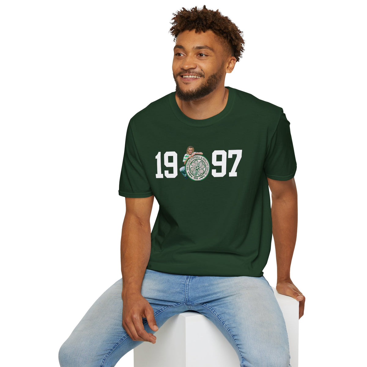 1997 Larsson Signs T-Shirt (Khaki Green, Forest Green, Irish Green)