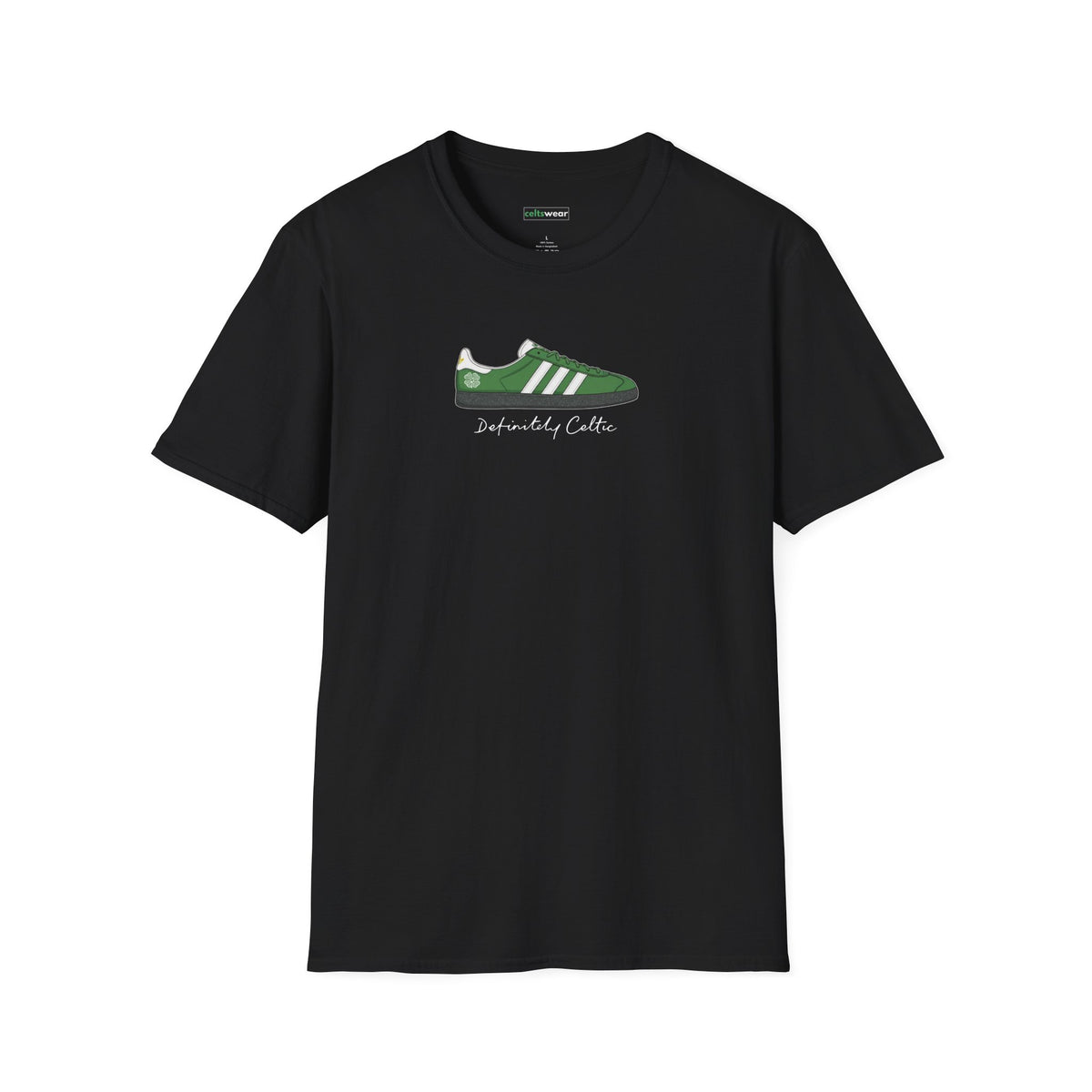 Definitely Celtic Trainer T-shirt (Black)