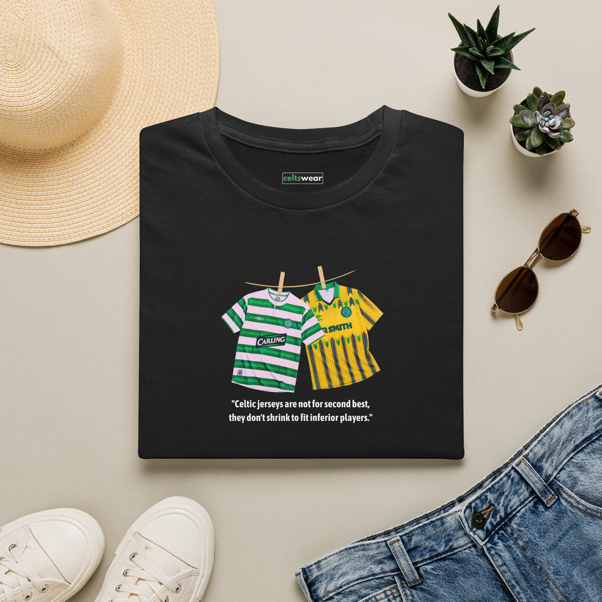 Celtic Jerseys T-Shirt (Black, Forest Green, Khaki)