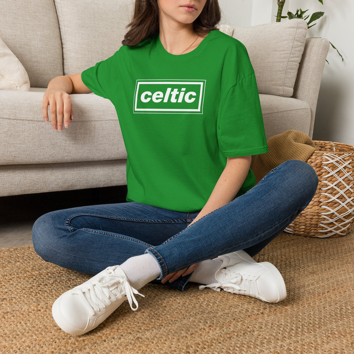 Oasis Celtic Logo T-Shirt (Black, Khaki Green, Forest Green, Irish Green)