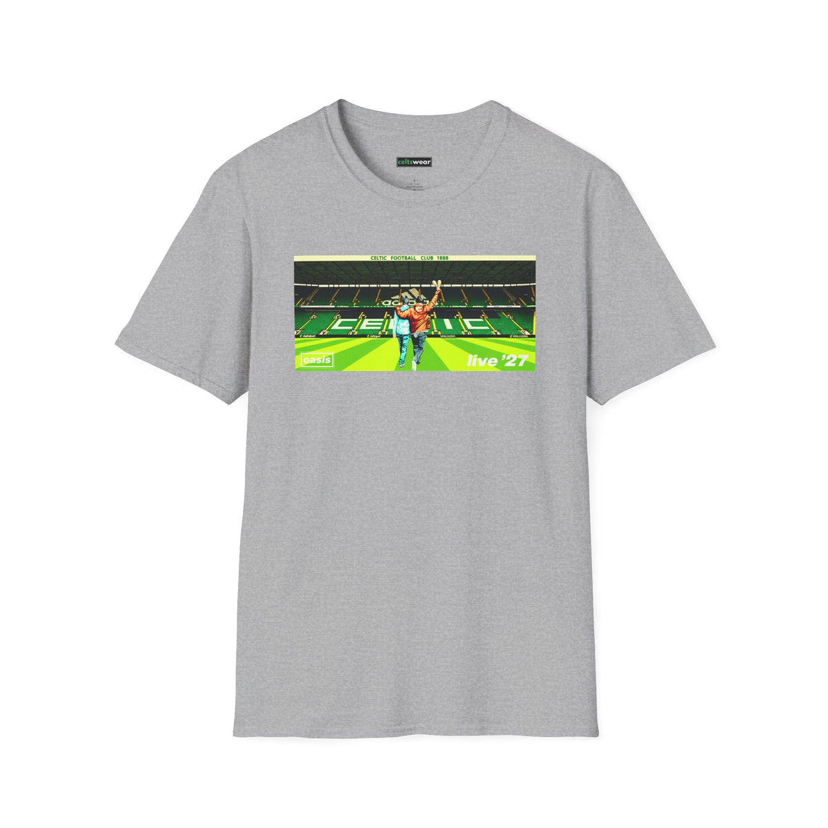 Celtic Park Oasis 27 T-shirt (Black, Grey, White, Forest Green, Irish Green, Khaki)