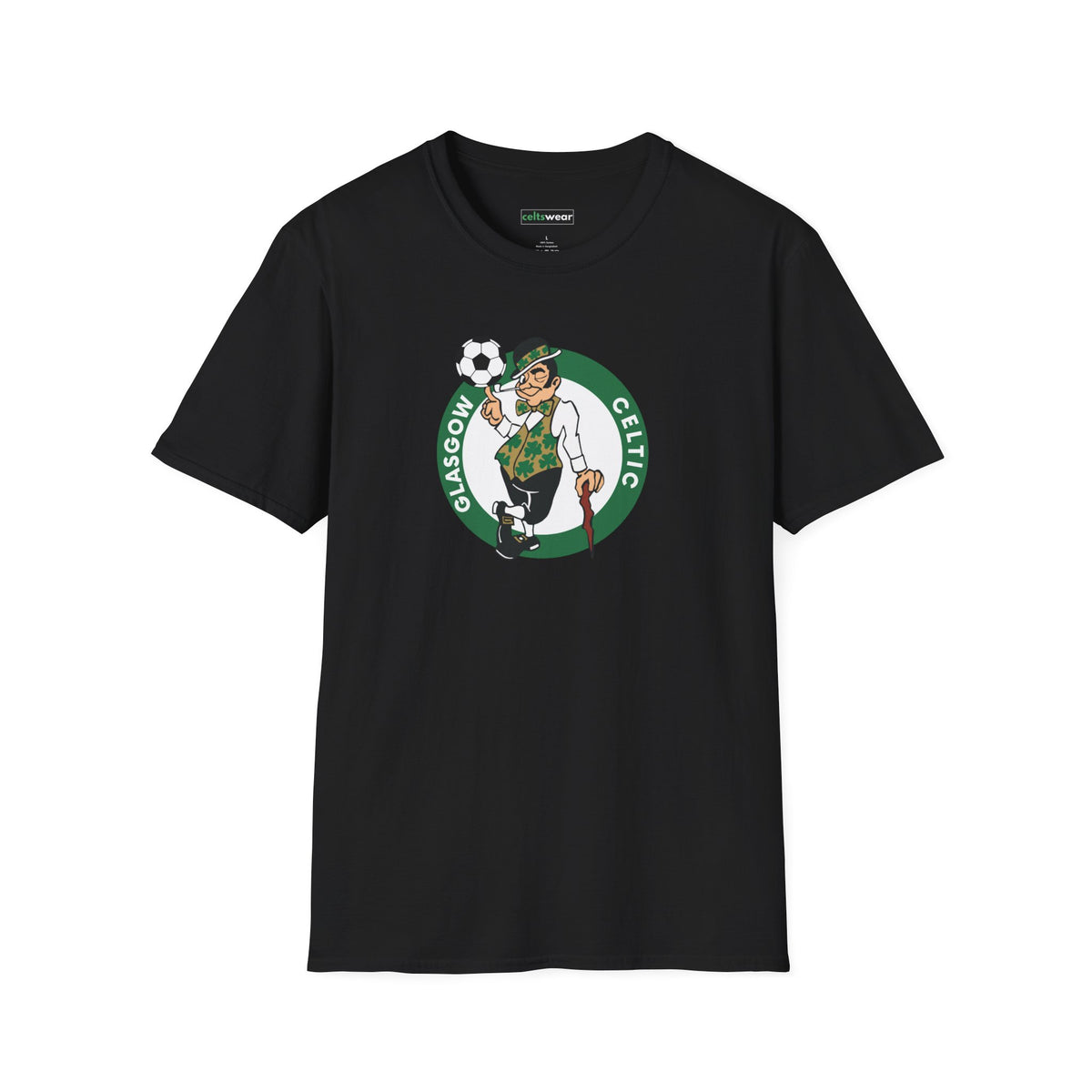 Glasgow Celtic Boston Style T-Shirt (Black, Khaki Green, Forest Green, Irish Green, White, Grey)