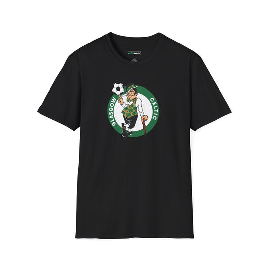 Glasgow Celtic Boston Style T-Shirt (Black, Khaki Green, Forest Green, Irish Green, White, Grey)