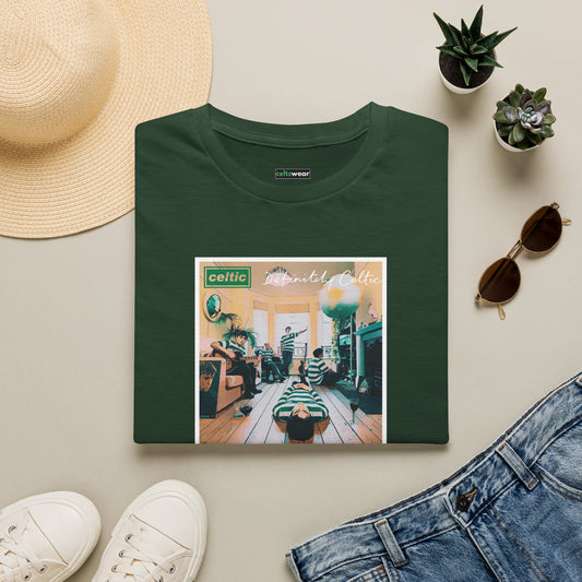 Oasis Definitely Celtic Album Cover T-shirt (Black, Forest Green, Khaki, Grey)