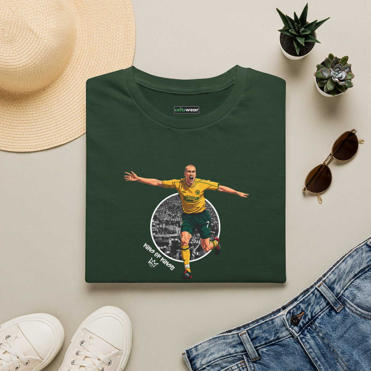 Larsson King of Kings T-Shirt (Black, Forest Green, Khaki)