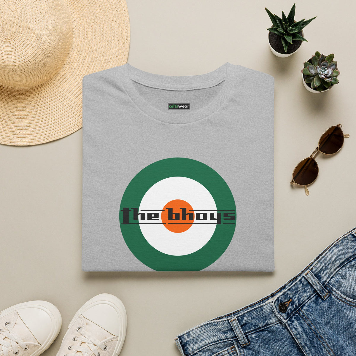 Bhoys Mod T-shirt (Black, Grey, White, Forest Green, Irish Green, Khaki)
