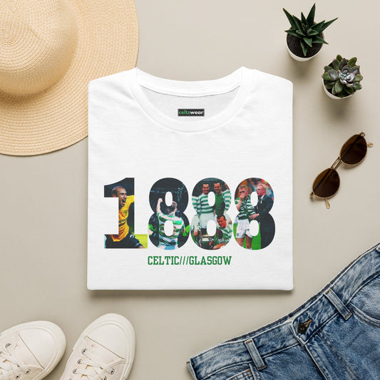Celtic Glasgow 1888 T-Shirt (White, Grey)