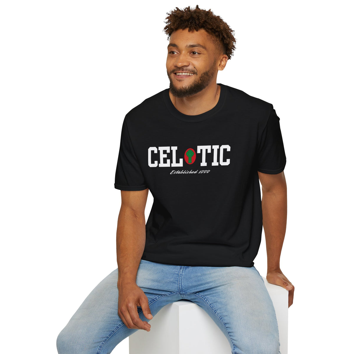 Celtic Original Badge T-Shirt (Black, Khaki Green, Forest Green, Irish Green)