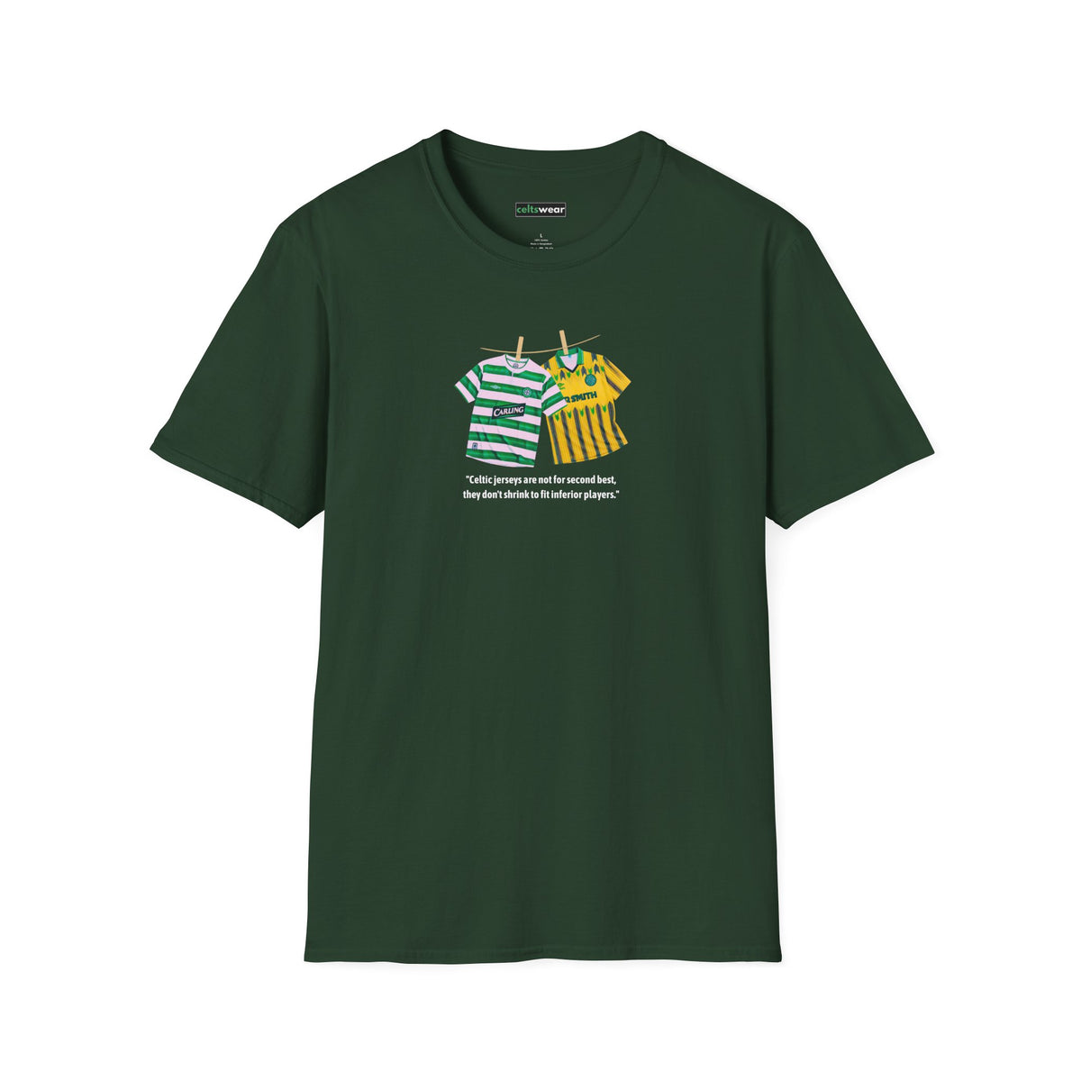 Celtic Jerseys T-Shirt (Black, Forest Green, Khaki)