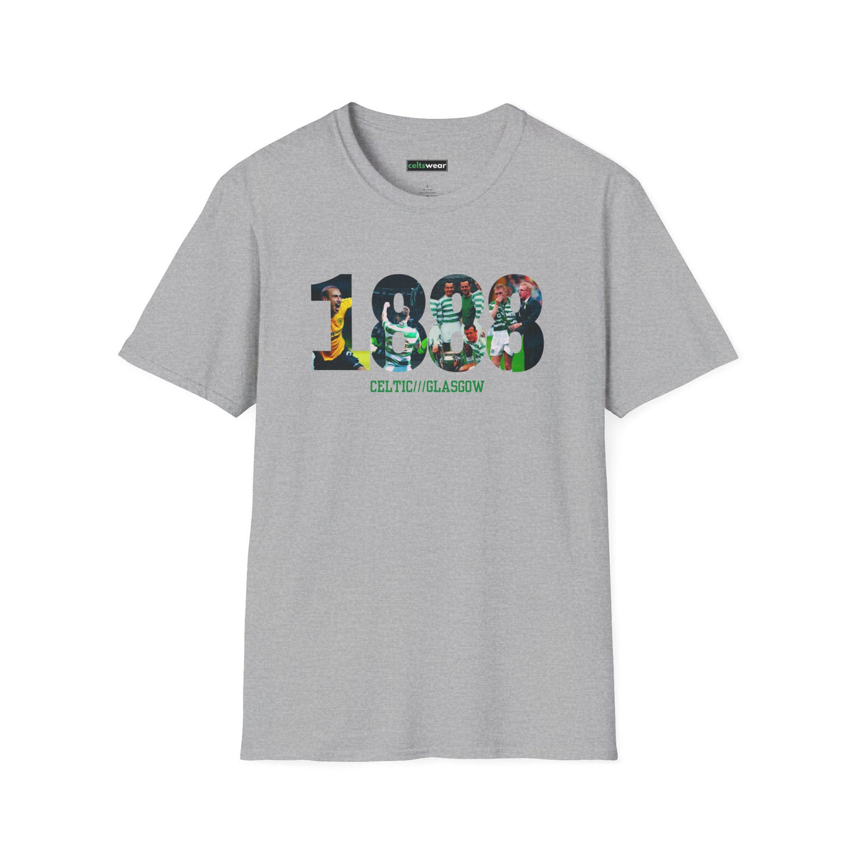Celtic Glasgow 1888 T-Shirt (White, Grey)