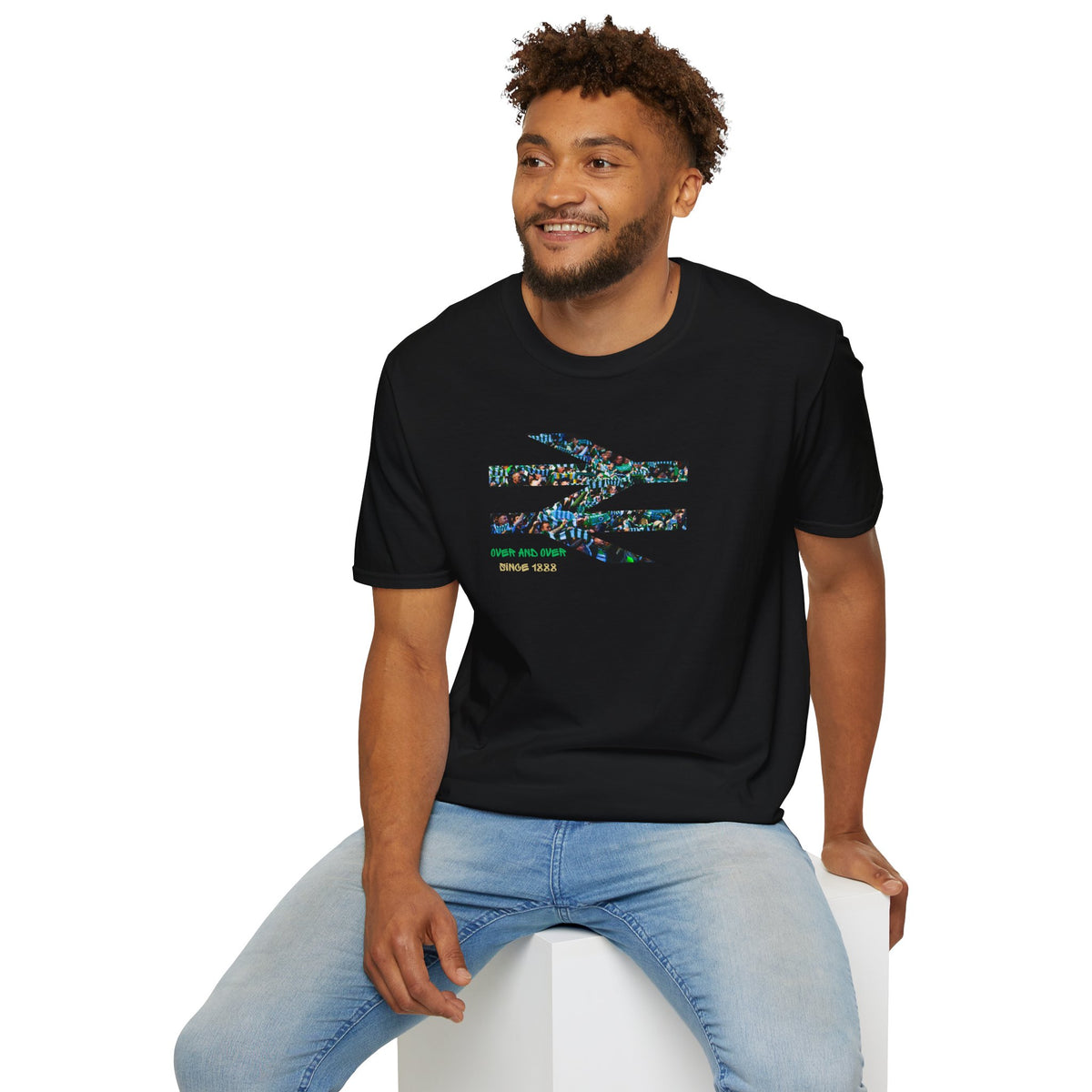 Over and Over Celtic T-shirt (Black, Grey, White, Forest Green, Irish Green, Khaki)