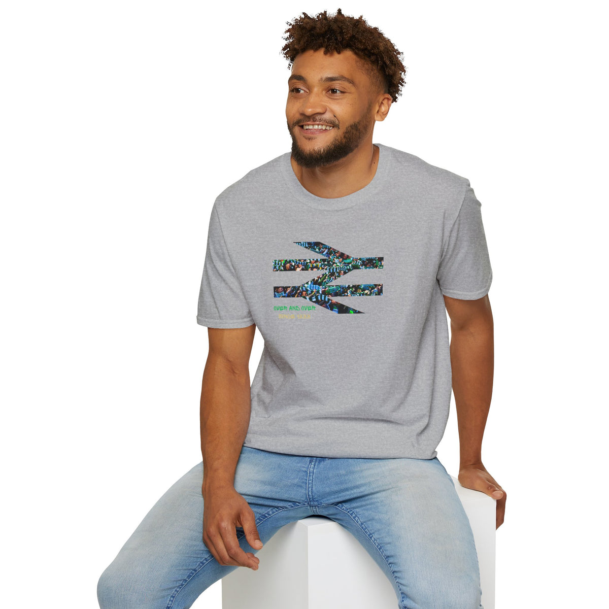 Over and Over Celtic T-shirt (Black, Grey, White, Forest Green, Irish Green, Khaki)