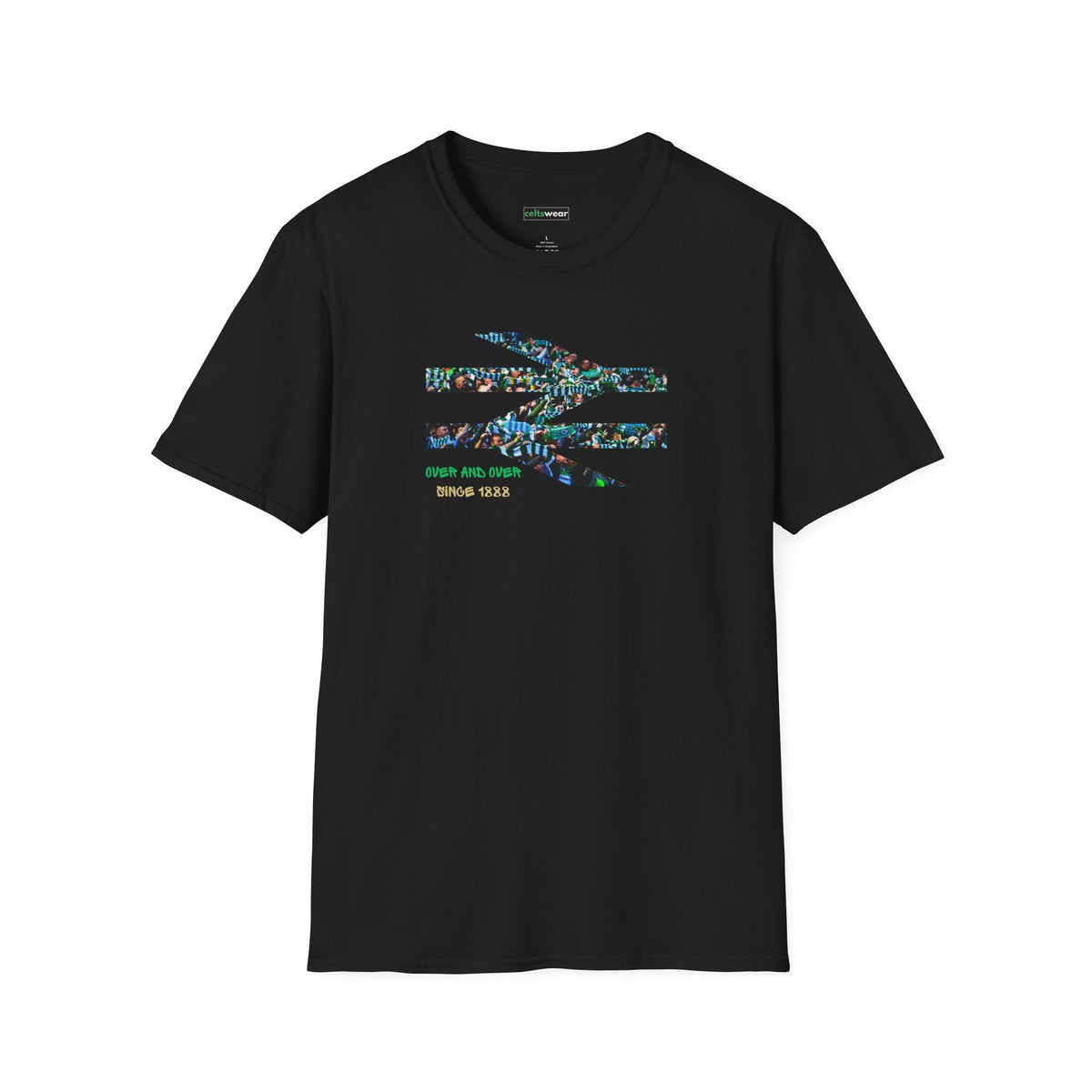 Over and Over Celtic T-shirt (Black, Grey, White, Forest Green, Irish Green, Khaki)