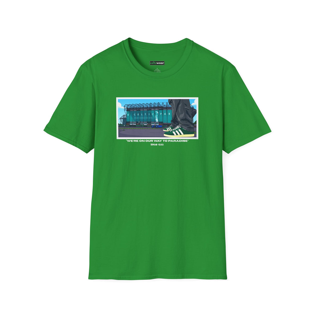Paradise T-Shirt (Black, Khaki Green, Forest Green, Irish Green)