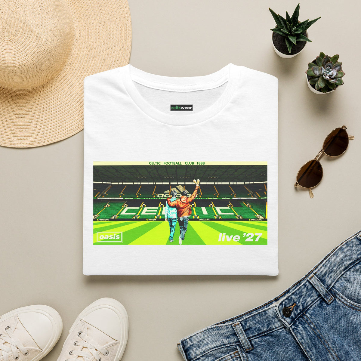 Celtic Park Oasis 27 T-shirt (Black, Grey, White, Forest Green, Irish Green, Khaki)