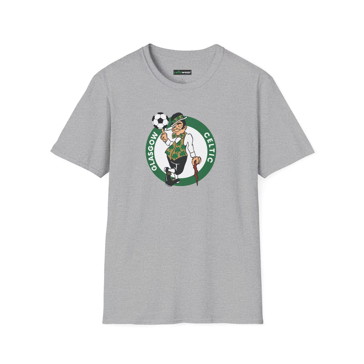 Glasgow Celtic Boston Style T-Shirt (Black, Khaki Green, Forest Green, Irish Green, White, Grey)
