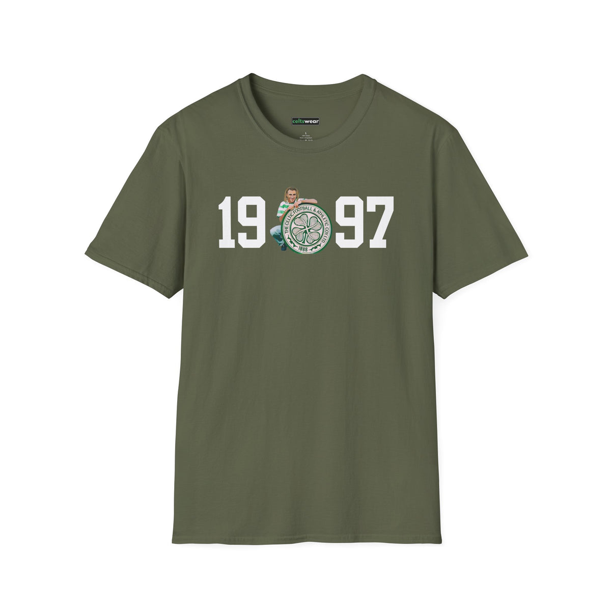 1997 Larsson Signs T-Shirt (Khaki Green, Forest Green, Irish Green)