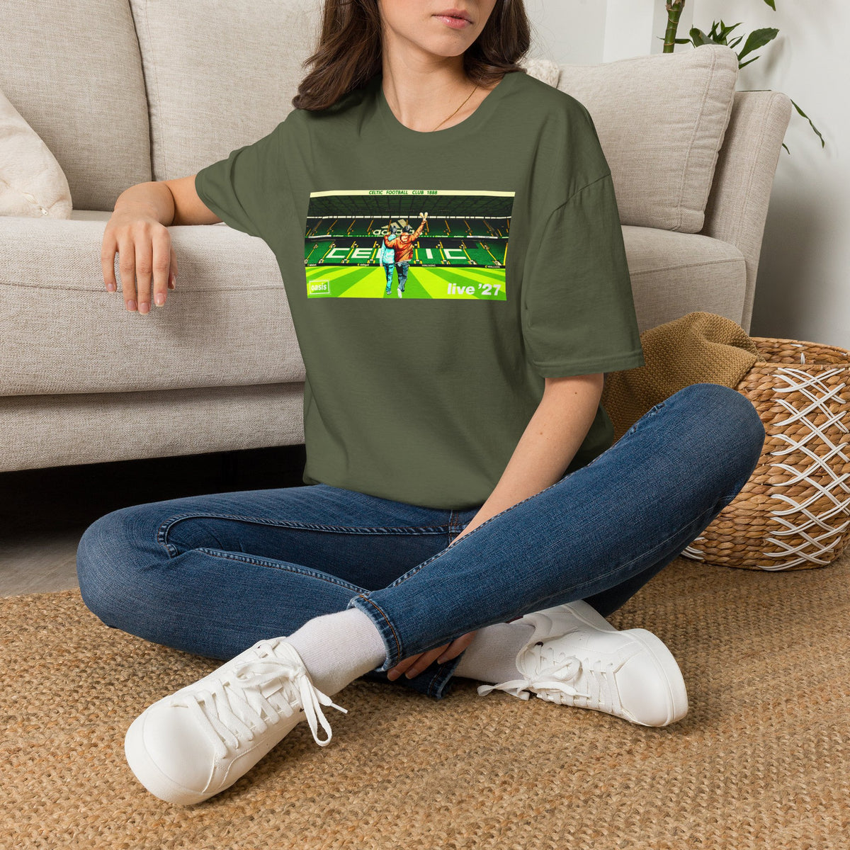 Celtic Park Oasis 27 T-shirt (Black, Grey, White, Forest Green, Irish Green, Khaki)