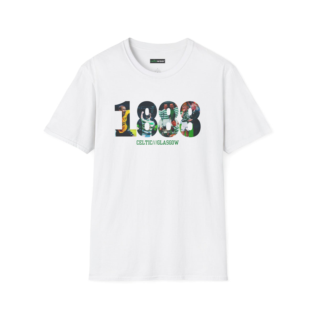 Celtic Glasgow 1888 T-Shirt (White, Grey)