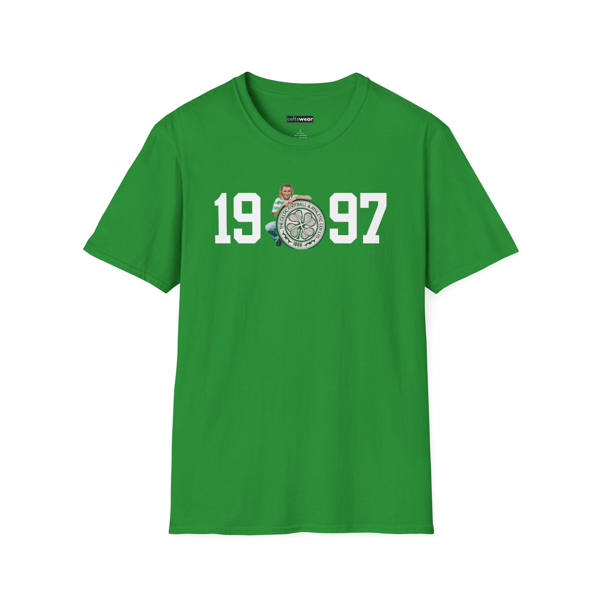 1997 Larsson Signs T-Shirt (Khaki Green, Forest Green, Irish Green)