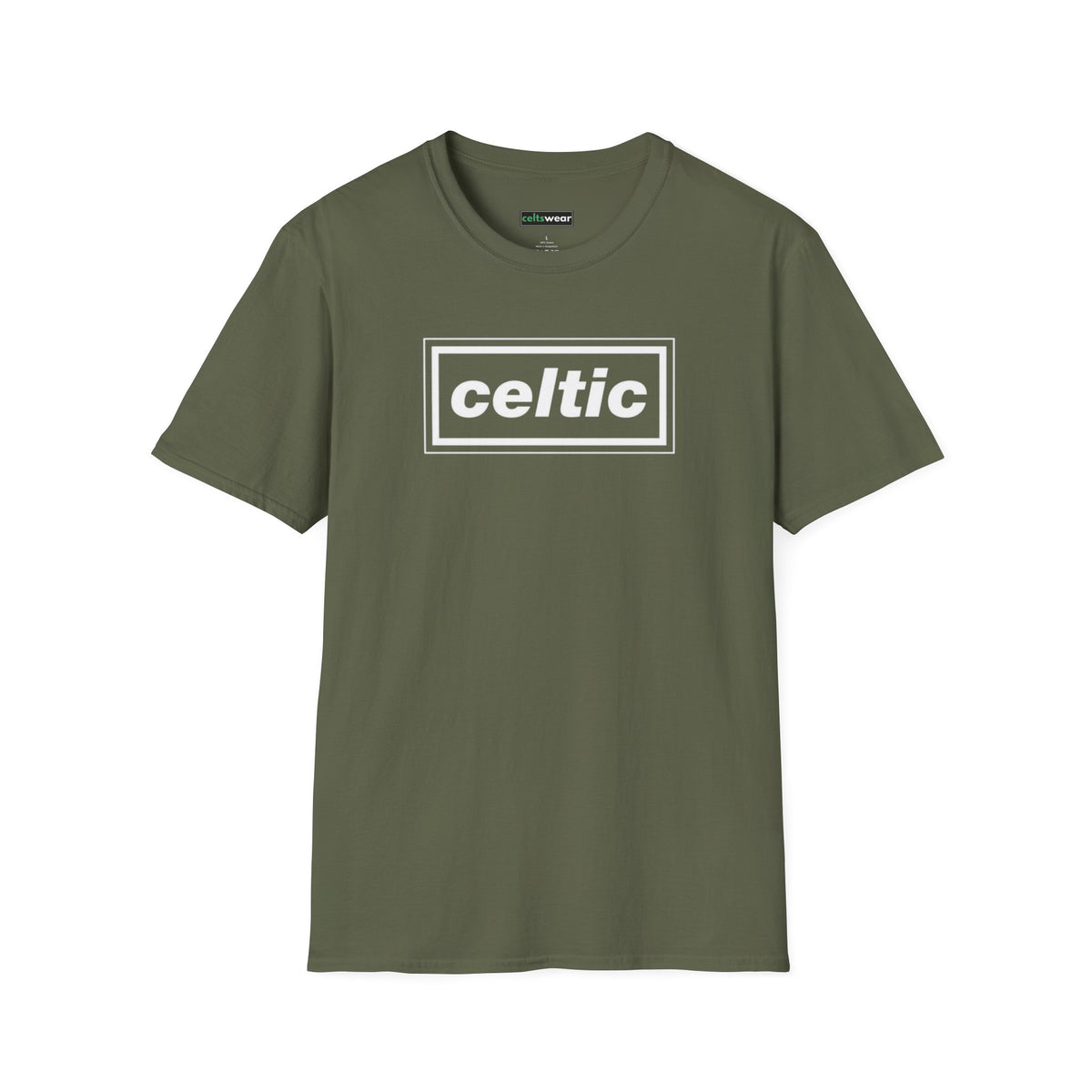 Oasis Celtic Logo T-Shirt (Black, Khaki Green, Forest Green, Irish Green)