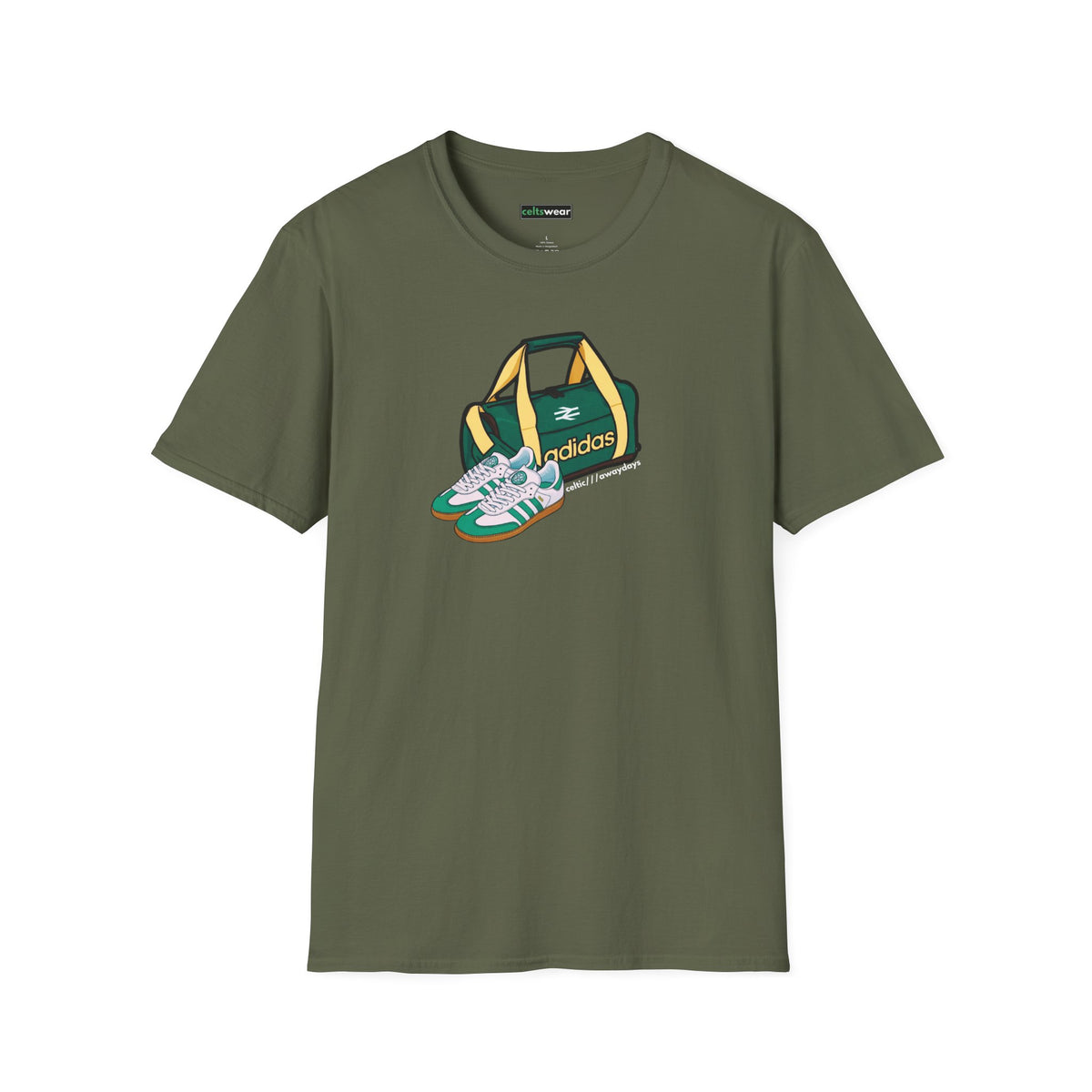 Celtic Awaydays T-Shirt (Black, Forest Green, Khaki)