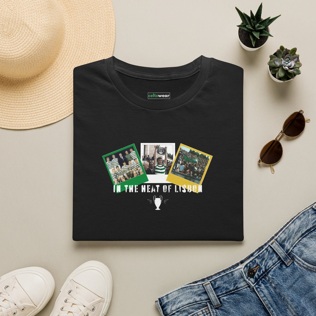 In the heat of Lisbon T-shirt (Black,Forest Green, Khaki)
