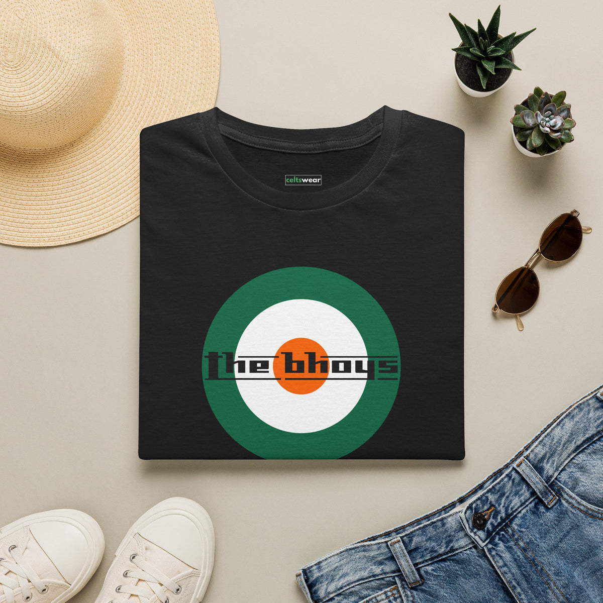 Bhoys Mod T-shirt (Black, Grey, White, Forest Green, Irish Green, Khaki)