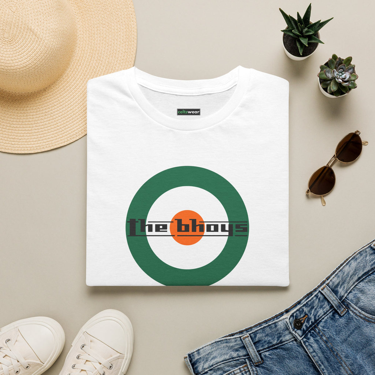 Bhoys Mod T-shirt (Black, Grey, White, Forest Green, Irish Green, Khaki)