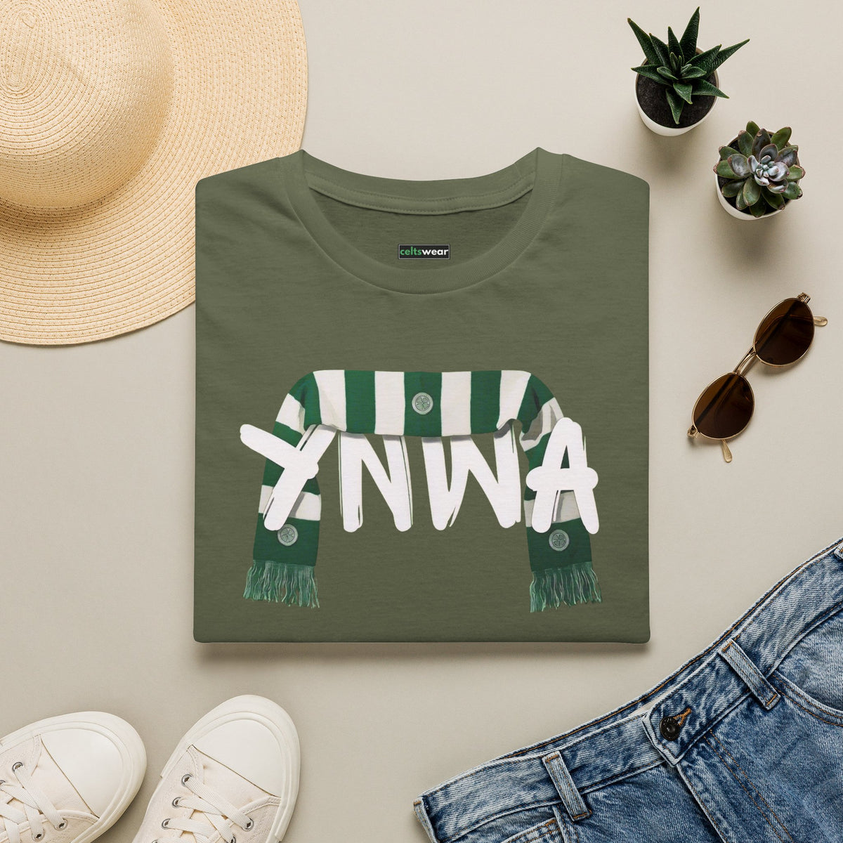 YNWA T-shirt (Black, Forest Green, Khaki)